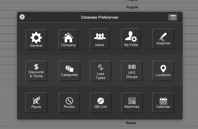 Settings & Preferences Panel
